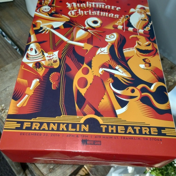 Tim Burtons The Nightmare Before Christmas Advent Franklin Theater Halloween New - Picture 3 of 3